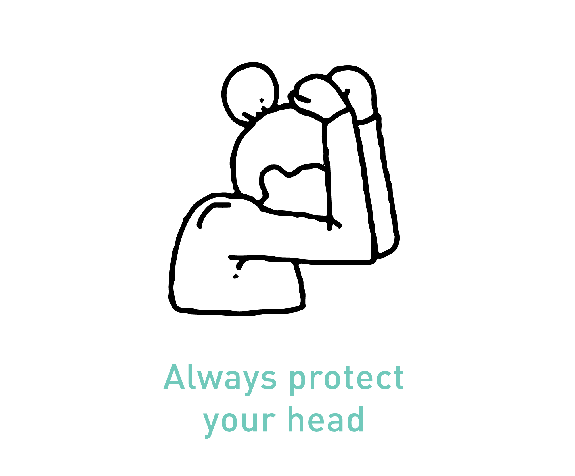 Illustration Protect Your Head